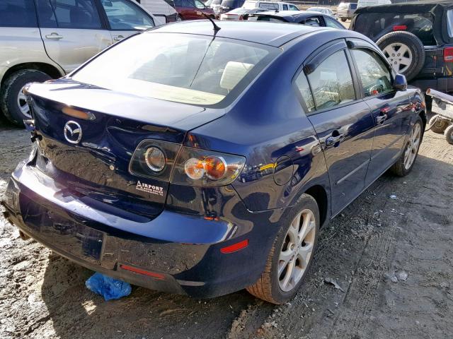 JM1BK32G481182838 - 2008 MAZDA 3 I BLUE photo 4