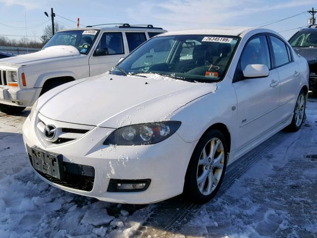 JM1BK324271719386 - 2007 MAZDA 3 S WHITE photo 2