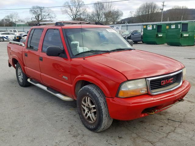 1GTDT13W12K225520 - 2002 GMC SONOMA RED photo 1