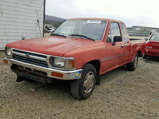 JT4RN93P3R5098687 - 1994 TOYOTA PICKUP 1/2 RED photo 2