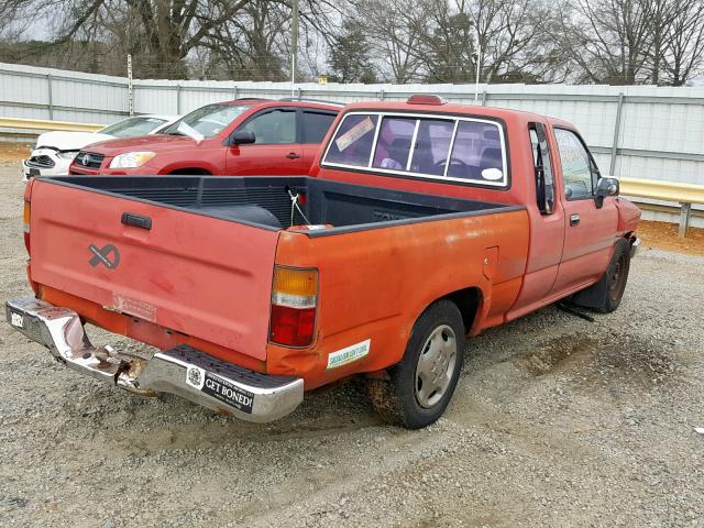 JT4RN93P3R5098687 - 1994 TOYOTA PICKUP 1/2 RED photo 4