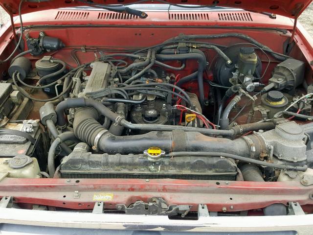 JT4RN93P3R5098687 - 1994 TOYOTA PICKUP 1/2 RED photo 7