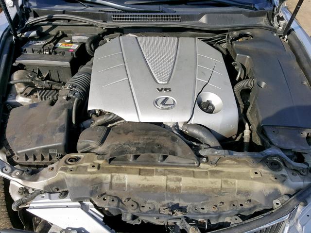 JTHBE262762006582 - 2006 LEXUS IS 350 SILVER photo 7