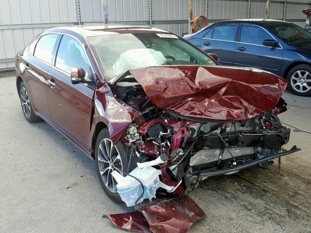 4T1BK1EB3HU260380 - 2017 TOYOTA AVALON XLE MAROON photo 1