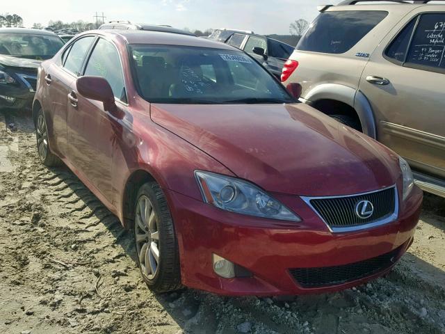 JTHCK262985018845 - 2008 LEXUS IS 250 RED photo 1