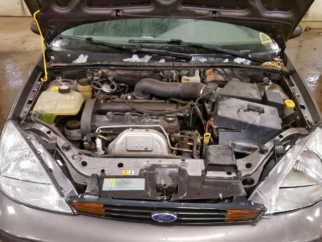 3FAFP37342R229507 - 2002 FORD FOCUS ZX5 GRAY photo 7