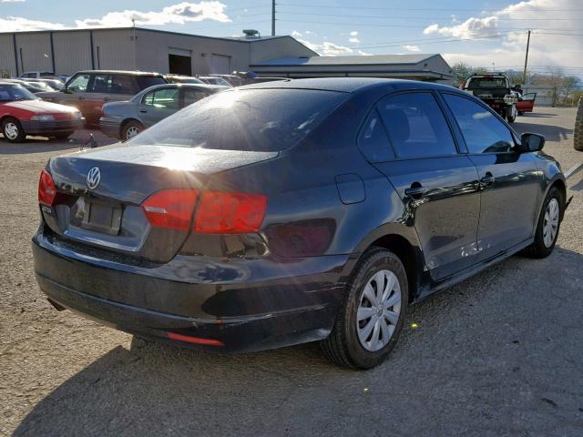 3VW2K7AJ5EM369831 - 2014 VOLKSWAGEN JETTA BASE BLUE photo 4
