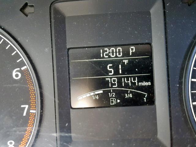 3VW2K7AJ5EM369831 - 2014 VOLKSWAGEN JETTA BASE BLUE photo 8