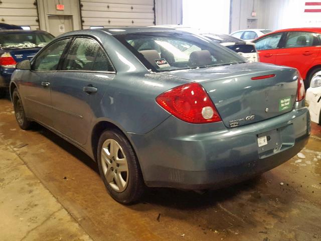 1G2ZF55B464211690 - 2006 PONTIAC G6 SE TEAL photo 3