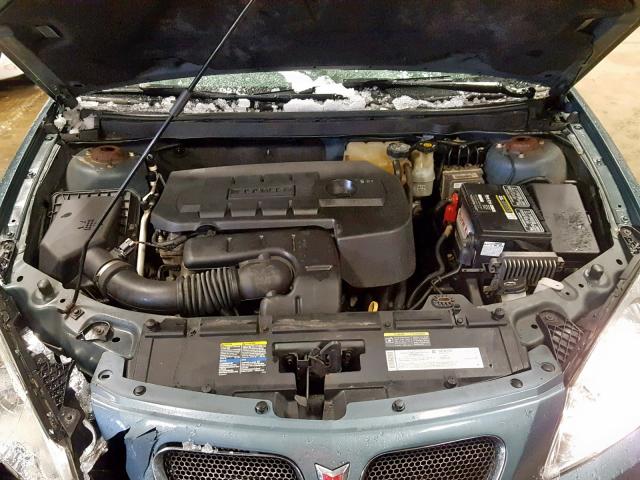 1G2ZF55B464211690 - 2006 PONTIAC G6 SE TEAL photo 7