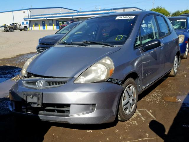 JHMGD38477S041069 - 2007 HONDA FIT SILVER photo 2