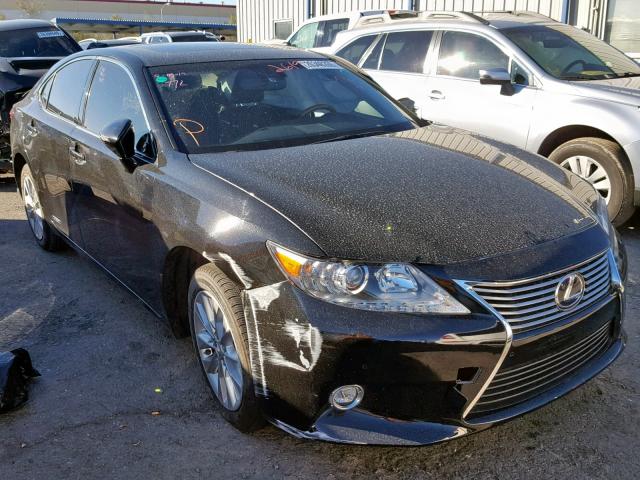 JTHBW1GG1F2093557 - 2015 LEXUS ES 300H BLACK photo 1