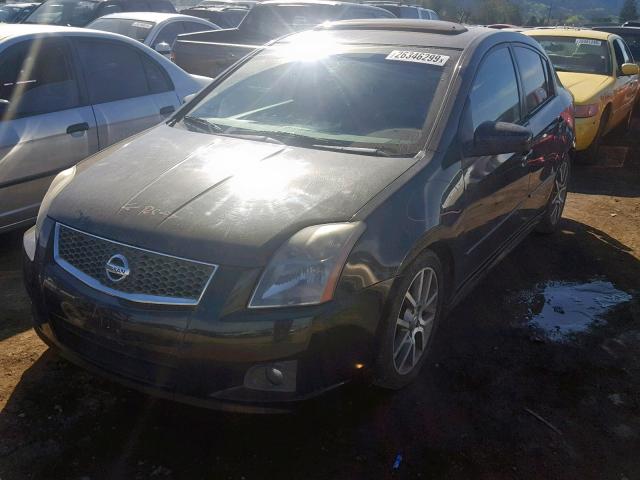 3N1CB61E37L713558 - 2007 NISSAN SENTRA SE- BLACK photo 2