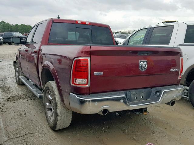 1C6RR7NT0HS660085 - 2017 RAM 1500 LARAM RED photo 3