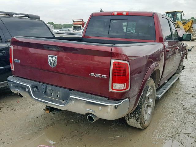 1C6RR7NT0HS660085 - 2017 RAM 1500 LARAM RED photo 4