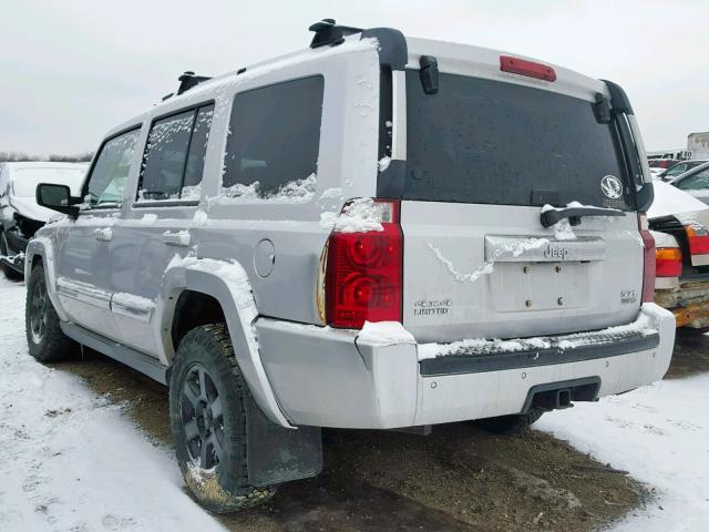 1J8HG58226C338775 - 2006 JEEP COMMANDER SILVER photo 3