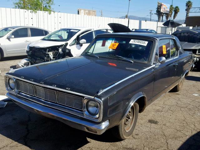 0000LP23B65112534 - 1966 DODGE DART BLACK photo 2