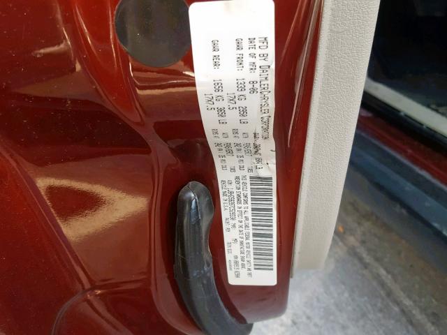 1J8HG58287C529330 - 2007 JEEP COMMANDER MAROON photo 10