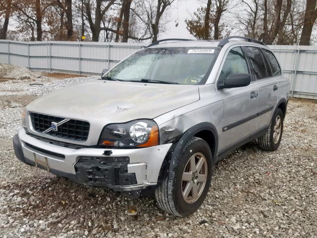 YV1CM592X51162958 - 2005 VOLVO XC90 SILVER photo 2