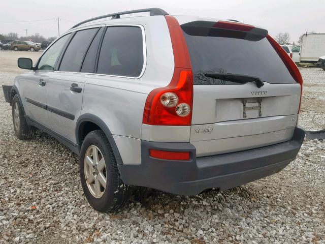 YV1CM592X51162958 - 2005 VOLVO XC90 SILVER photo 3