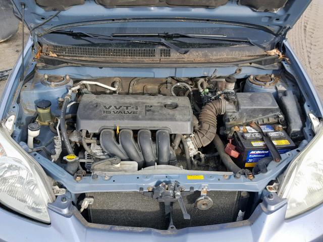 2T1KR32E05C339279 - 2005 TOYOTA COROLLA MA BLUE photo 7