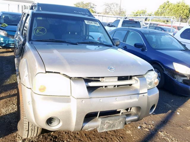 1N6ED29X84C459834 - 2004 NISSAN FRONTIER C GRAY photo 10