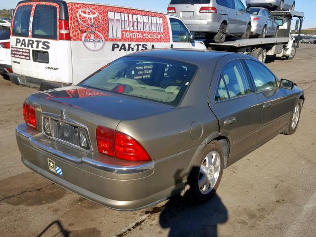 1LNHM86S52Y702426 - 2002 LINCOLN LS BEIGE photo 1