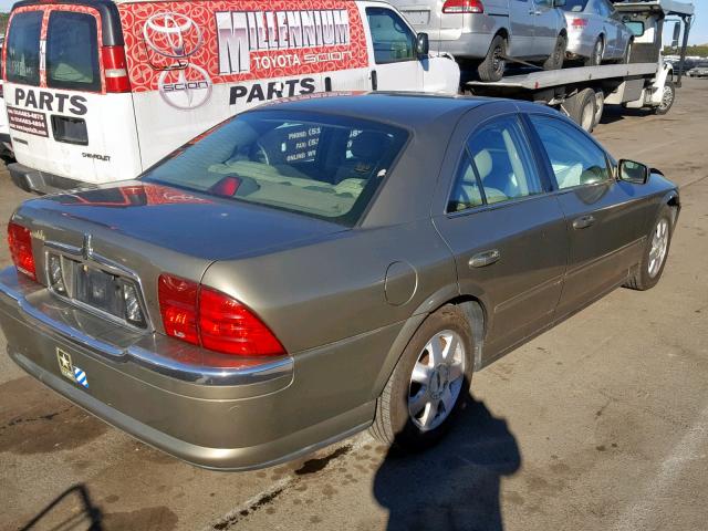 1LNHM86S52Y702426 - 2002 LINCOLN LS BEIGE photo 4
