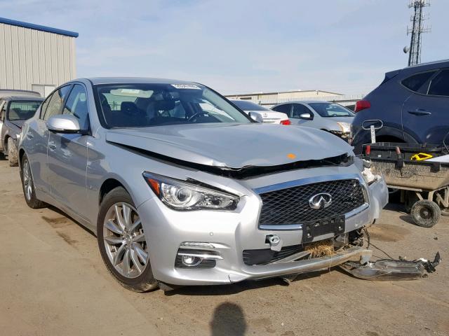 JN1BV7AP2EM683353 - 2014 INFINITI Q50 BASE SILVER photo 1