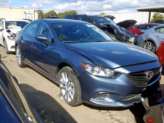 JM1GJ1V5XG1484026 - 2016 MAZDA 6 TOURING BLUE photo 1