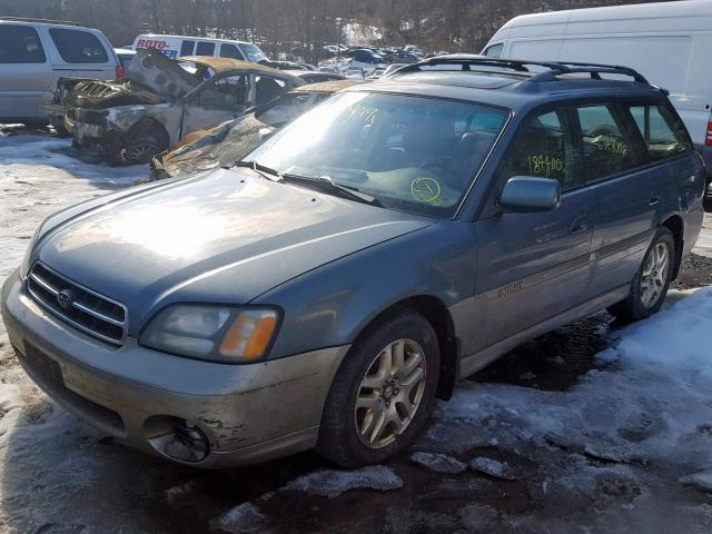 4S3BH686627649616 - 2002 SUBARU LEGACY OUT GRAY photo 2