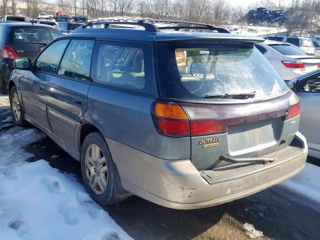 4S3BH686627649616 - 2002 SUBARU LEGACY OUT GRAY photo 3