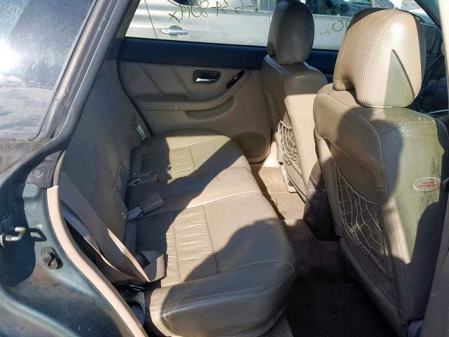 4S3BH686627649616 - 2002 SUBARU LEGACY OUT GRAY photo 6