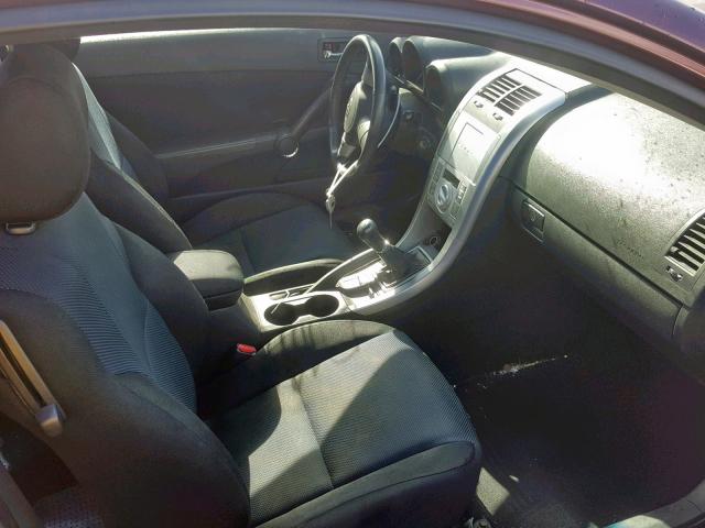 JTKDE177160097318 - 2006 TOYOTA SCION TC მუქწითელი ფოტო 5