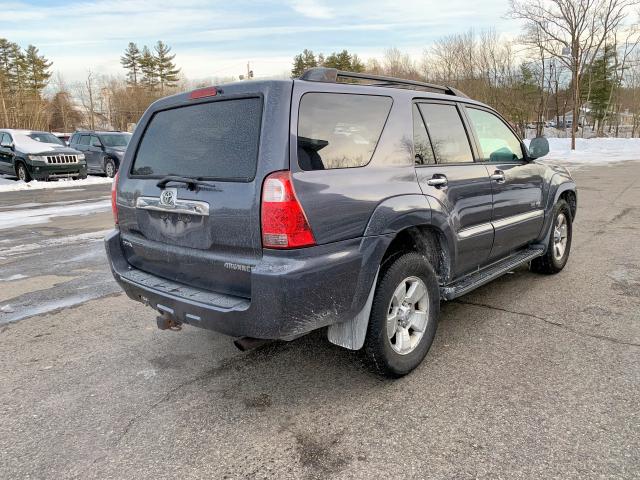 JTEBU14R688108417 - 2008 TOYOTA 4RUNNER SR GRAY photo 4