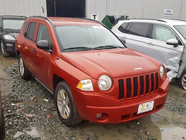 1J8FF47W67D179263 - 2007 JEEP COMPASS RED photo 1