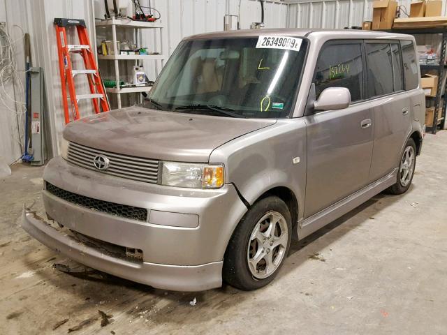 JTLKT324850214070 - 2005 TOYOTA SCION XB Сұр фото 2