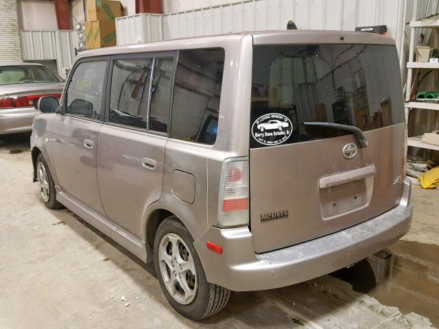 JTLKT324850214070 - 2005 TOYOTA SCION XB Сұр фото 3