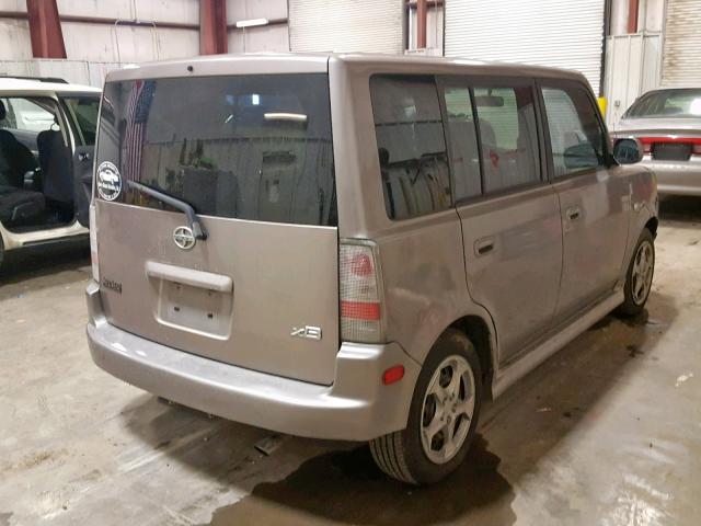 JTLKT324850214070 - 2005 TOYOTA SCION XB Сұр фото 4