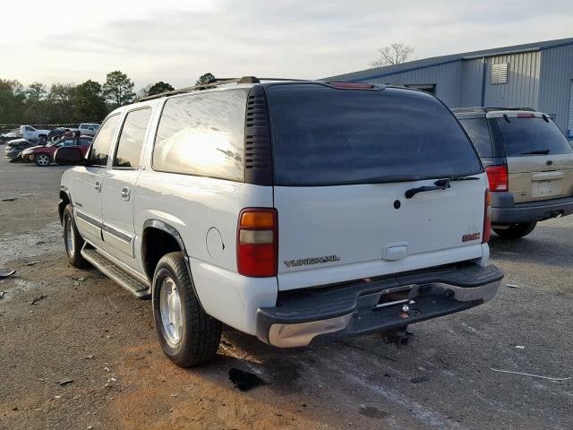 3GKEC16Z43G132322 - 2003 GMC YUKON XL C WHITE photo 3