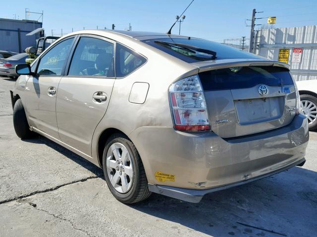 JTDKB20UX67517906 - 2006 TOYOTA PRIUS GOLD photo 3