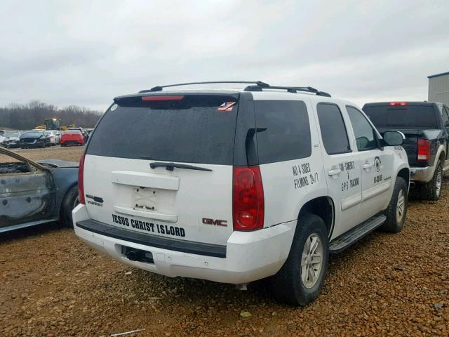 1GKFC13087R374885 - 2007 GMC YUKON WHITE photo 4