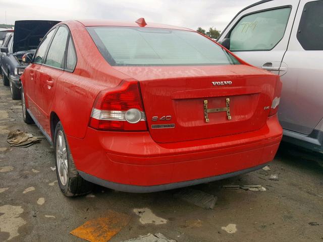 YV1MS382062184267 - 2006 VOLVO S40 2.4I RED photo 3