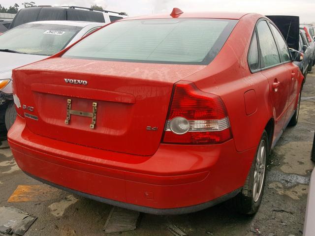 YV1MS382062184267 - 2006 VOLVO S40 2.4I RED photo 4