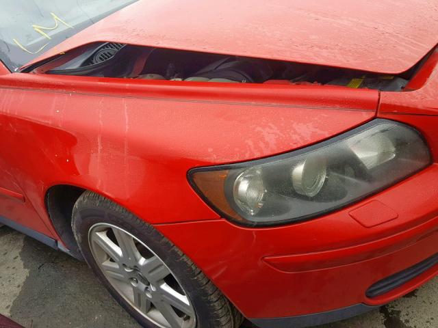 YV1MS382062184267 - 2006 VOLVO S40 2.4I RED photo 9