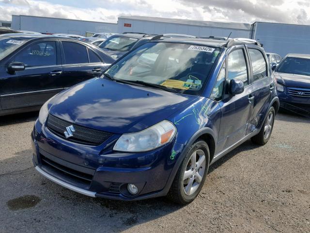 JS2YB417585104598 - 2008 SUZUKI SX4 TOURIN BLUE photo 2