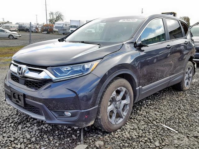 2HKRW2H88JH661940 - 2018 HONDA CR-V EXL CHARCOAL photo 2