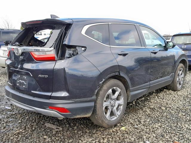 2HKRW2H88JH661940 - 2018 HONDA CR-V EXL CHARCOAL photo 4