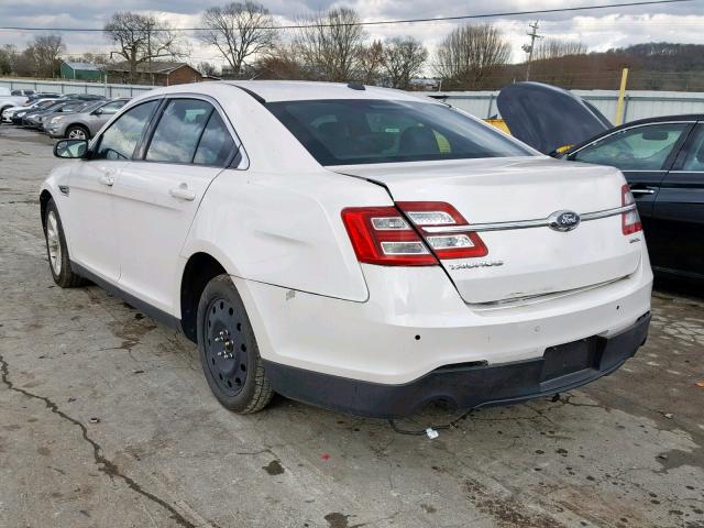 1FAHP2E85GG113877 - 2016 FORD TAURUS SEL WHITE photo 3