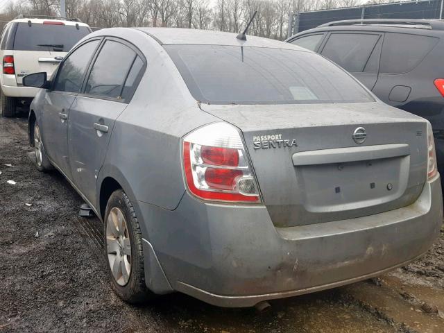 3N1AB61E89L662956 - 2009 NISSAN SENTRA 2.0 GRAY photo 3